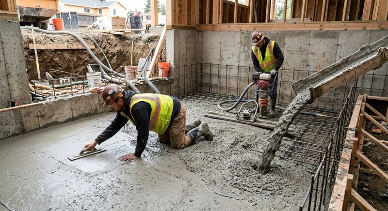 Basement Concrete Installation in Sandy Hook, CT