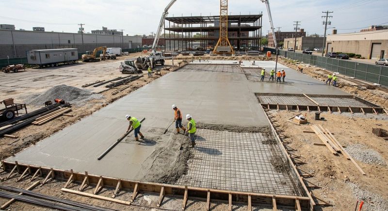 Commercial Slab Construction in Bethlehem, CT