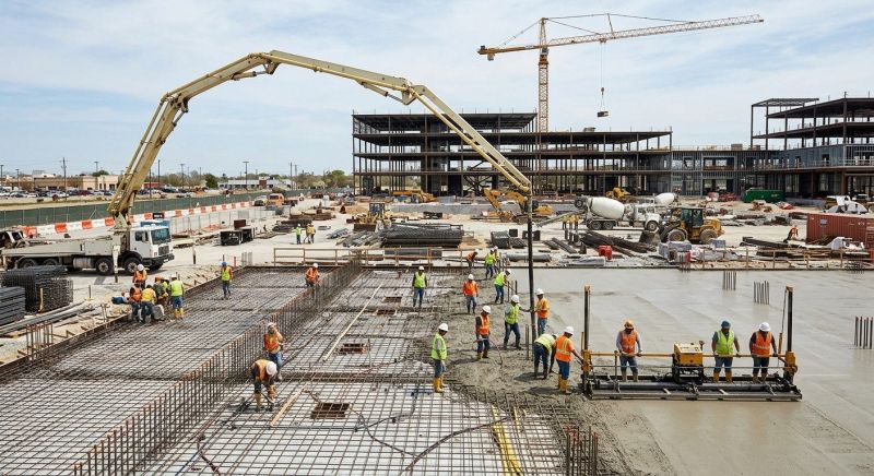 Commercial Slab Construction in Clinton, CT