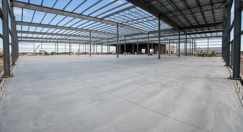 Commercial Slab Installation in Northfield, CT