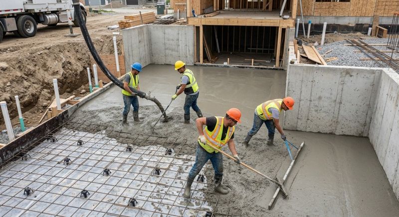 Concrete Basement Pouring in Hamden, CT