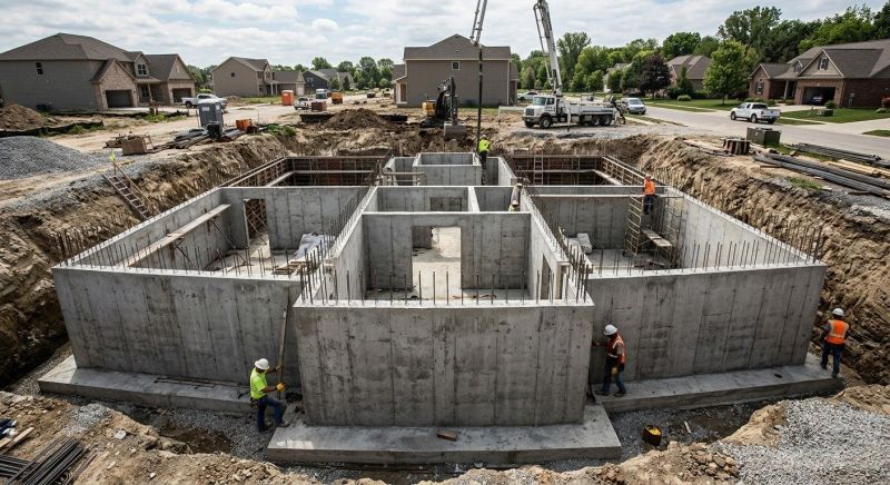 Foundation Construction in Northfield, CT