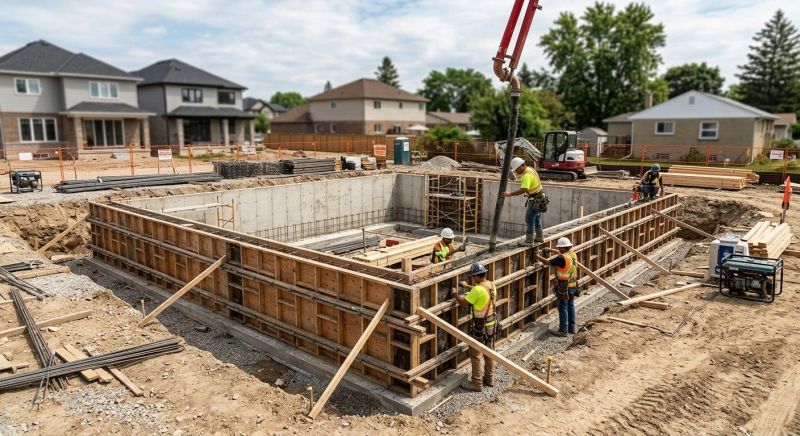 Foundation Construction in Redding, CT