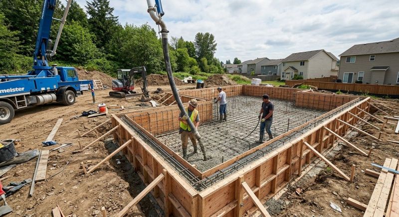 Foundation Construction in Sandy Hook, CT