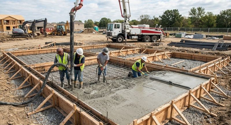 Foundation Wall Pouring in Hamden, CT
