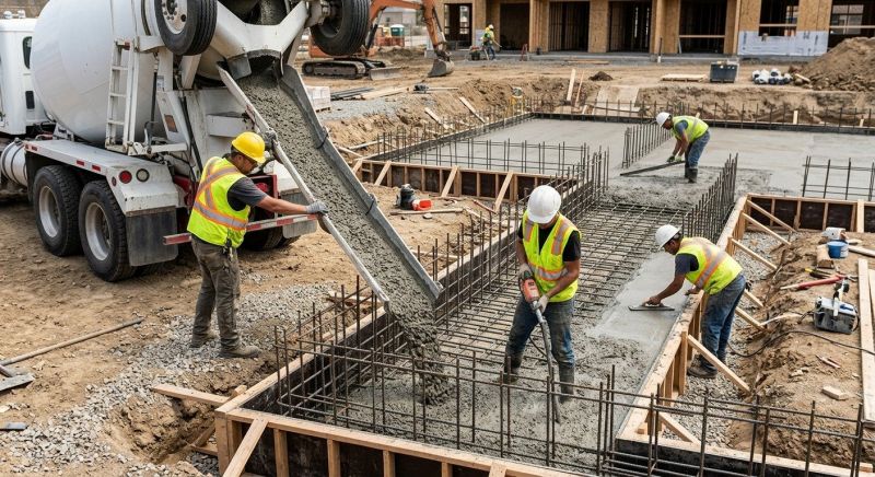 Foundation Wall Pouring in New Haven County, CT